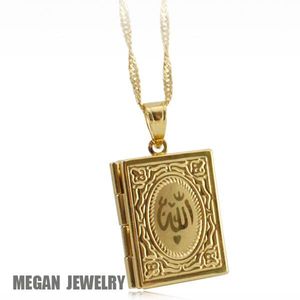 Pendant Necklaces KORAN MUSLIM BOOK Fashion & Necklace For Women Men Charm Islam Gift JewelryPendant