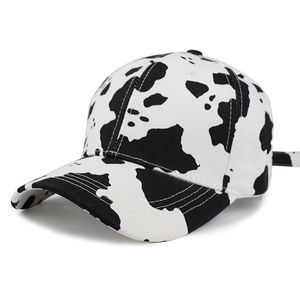 Fashion Cow Print Baseball Cap Women Dad Hats for Men Trucker Hip Hop Gorras Vintage Male Hat 220617