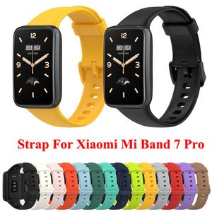 Silicone Sport Strap for Xiaomi Mi Band 7 Pro - Durable Wristband Replacement with Adjustable Belt, Smartwatch Accessories