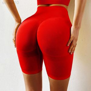 Shorts calças quentes esportes femininos ling scrunch sexy butt levantador curto high shapewear slimming slimmummy controle resumos de controle l220802