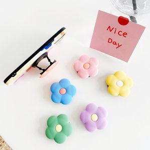 Cartoon flowers Foldable Cell Phone Holder Stand For Telephone and Tablets Universal Finger Ring Mobile Phone