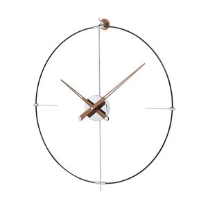 Hiszpania Duży zegar ścienny Nowoczesny design Metalowe zegarki na ścienne zegarki Wystrój domu cichy salon Orologi Da Parete Prezent D039 201125