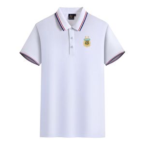 Argentyna Mężczyźni i kobiety Polos Merceryzowane bawełniane logo z krótkim rękawem Logo T-Shirt T-Shirt można dostosować