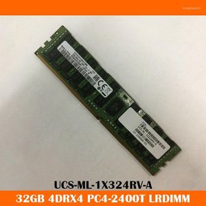 Memória do servidor Rams UCS-ML-1X324RV-A 32GB 4DRX4 PC4-2400T LRDIMM RAM de alta qualidade funciona bem Fast Shiprams