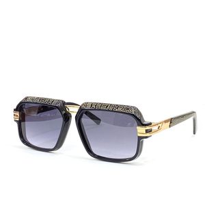 Новые модные мужские солнцезащитные очки немецкого дизайна 6004, квадратная оправа, простой и универсальный стиль, с футляром для очков
