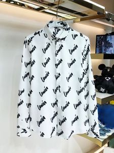 Męskie koszule marki designerskie koszule Paris Ubrania męskie męskie bawełniane bawełniane topy plus rozmiar 159
