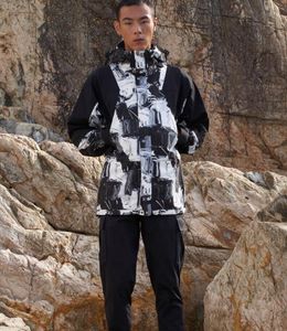Kadınlar Erkek Ceket Kız Palto Kapşonlu Ceketler İşlemeli Mektuplar Su Geçirmez Rüzgar Çeker Fermuarları Erkekler İçin Spor Giyim Üstleri Dış Giyim