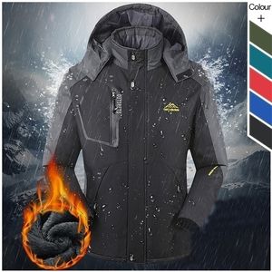 Cappotto invernale da uomo Outdoor antivento impermeabile giacca multifunzione caldo soprabito giacca cappotto giacche sportive da pesca 201114