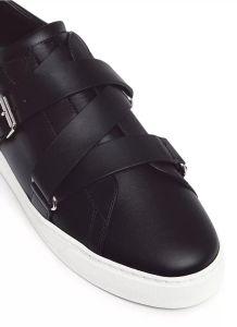 Cowhide läderskor Rund tå kohud mith män kvinnor platt sneakers grön svart vit marinblå oreo regnbåge stan mode mens studs