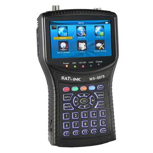 Satlink WS-6979 Digital Satellite Finder Meter DVB-S2 DVB-T2 MPEG4 HD COMBO Spectrum Receiver Analyzer