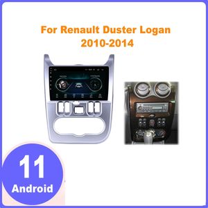 9 인치 안드로이드 10 자동차 라디오 비디오 Renault Duster/Logan 2009-2013 GPS 오디오 헤드 장치 멀티미디어 플레이어