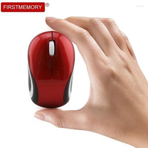 Topi Wireless Mouse 3D Mini USB Optical 1600 dpi Cute Small Computer Gaming Mause con ricevitore per PC Notebook Laptop Kids1 Rose22