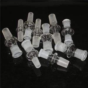 Adaptador de vidro de 14 mm a 18 mm Tubos de água com machucing fêmea de bônus de vidro grossa para fêmea para plataformas de óleo Conversor adaptador