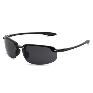 JULI The Matrix Klassische Sport-Sonnenbrille für Männer und Frauen, Fahren und Laufen, randlos, ultraleichte Sonnenbrille für Herren, UV400, 220526