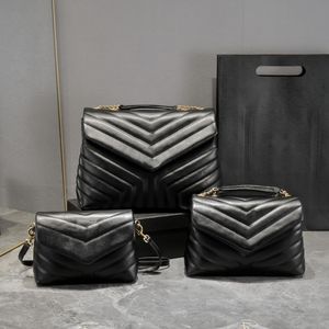 Handväska kvinnor väska handväska äkta läder y-formade sömmar burk yb50 kedja dam kors kroppsmedskap högkvalitativ kvinna axelväskor lyx designers handväskor