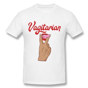 Men's T-shirts Vagitarian Funny Adult Humor Shirt for Adults Tshirt Design Naughty Sex Vagina Sexual Man T Woman