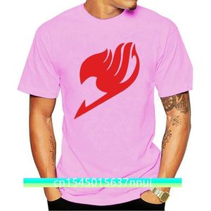 Gildia Emblem Fairy Tail Mens T Shirts Teksure koszulka Krótkie okrągłe kołnierz Tshirt czyste bawełniane ubrania dla dorosłych 220702