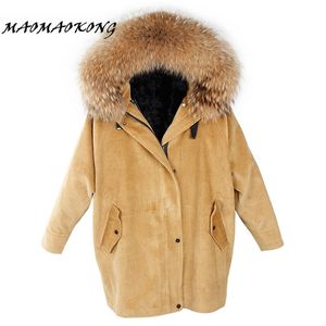kış ceket ceket kadınlar parka kürk ceket kadife kürk kürk yakalı sıcak kalın lamm kürk yün astar parkas 201214