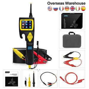 Herramientas de diagnóstico AUTOOL BT280 Sistema eléctrico del automóvil Probador de circuito 9V-30V Multímetro Relé Diodo Osciloscopio Corriente ajustable 2.4 