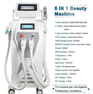 2022NEW ANMÄRNING 4 IN1 MULTI-FUNCTION IPL TATTOO Removal Machine Vascular Pigment Acne Therapy Laser 5 Filters Opt Tattoo/Acne/Pigment/Wrinka/V