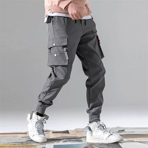 Männer Casual Jogger Cargo Hosen Taktische Hosen Männer Solide Multipocket Sportswear Hip Hop Sommer Plus Größe Herren Kleidung 220704