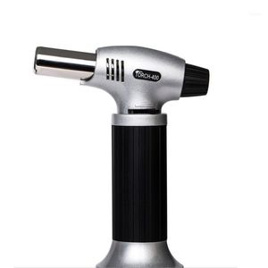 Professionella spraypistoler Metal Refillerbar Blow Torch Home Use Airbrush Gun Kitchen Portable Flames Justerbar fackla ljusare eldtillverkare för BB