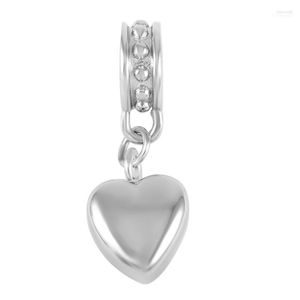 Pendant Necklaces K001 10pcs/Lot Fadeless High Quality Urn Heart Charms Stainless Steel Ash Holder With Ring Elle22