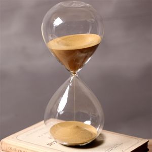 HOOQICT 5/30/60 Minutes Hourglass Timer Time Management Tool Creative Personality Glass Ornaments 220426