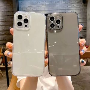 50шт прозрачный чехол для iPhone для iPhone 11 Pro Max XS XR X 8 PLUS 6S 7PLUS 5S Anti-Fall TPU защитный противоударный четкий чехол