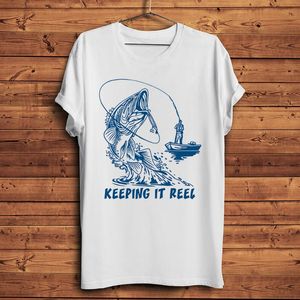 Wholesale funny fishing t shirts resale online - Men s T Shirts Fisherman Funny ANGLER MILF Lucky Tshirt Men White Casual Short T Shirt Homme Unisex Streetwear Fishing Fortunate Tee
