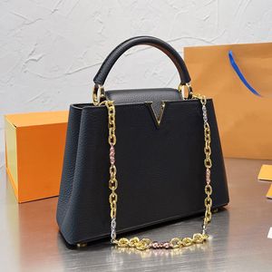 Luis Vittons Frauen lvse Handtaschen Louiseviutionbag Crossbody Bag Marke Tote Kapitalbeutel BB Bags einfache Brieftaschen Kowide Leder abtrennbarer Gürtelkette Clemence Gold Ha