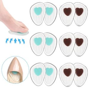 Socks & Hosiery Soft Silicone Shoe Pads Forefoot Cushion Massage Non Slip High Heels Insole Pain Relief Metatarsal Ball Foot Support SolesSo