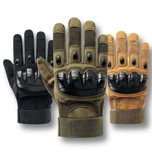 Guanti militari con dita intere Guanti tattici Touch Screen Uomo Sport Protettivo Nylon Caccia Escursionismo Ciclismo Airsoft Guanti da lavoro 220722