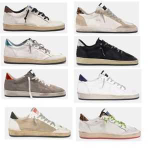 Goldenss Goosess Ball Star Shoes Deluxe Brand Low-Top Stud Casual Leather Sued