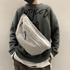 Große Kapazität Lagerung Canvas Fanny Pack für Männer und Frauen Big Blet multifunktionale Brusttaschen Banana Hüfttaschen 220630