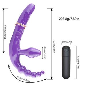 Nxy Sex Products Dildos Distance Control Dildo Vibrator Strapless Strap on Sex Toys for Lesbian Anal Claws for Adult Clitoris Stimulator 1216