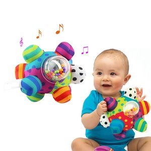 لعبة Baby Toy Fun Little Loud Bell Ball Stringles تطوير ذكاءات استيعاب اليد للطفل 220531