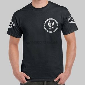 Camisetas masculinas Los Angeles LAPD SWAT TV S.W.A.T. Camiseta preta tamanho EUA Masculino Masculino Masculino