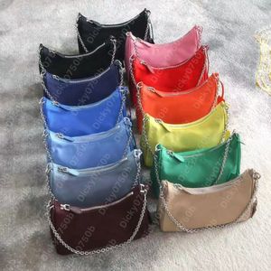 Re Edition 2005 Designer bags leather hobo nylon 2000 shoulder bag for women luxury crossbody bag dicky0750 Chest pack lady chain handbags purse messenger female