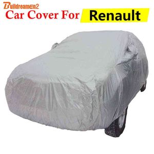 BuildReamen2 Car Cover Auto Anti UV Sun Rain Snow Scratch Renault Avantime Captur Clio Latitude Talisman H220425の抵抗性カバー