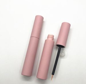 200pcs 10ml Plastic Matte Pink Lip Gloss Tube Lipgloss Bottle Empty Eyeliner Tube Mascara Tubes Refillable Cosmetic Container SN
