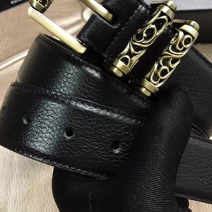 Designer Belt Mens Belts Top Quality Luxury Brand Official Replica gjord av ￤kta kalvskinn med rostfritt st￥l B￤ltessp￤nne i midjeband f￶r man 007a