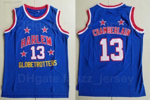 Moive Harlem Globetrotters Wilt Chamberlain Jerseys 13 Men Basketball Coment