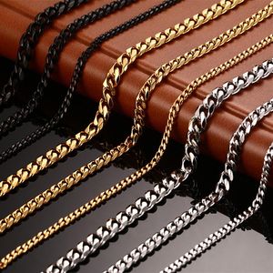 Wholesale jewelry titanium necklace chain resale online - Fashion Jewelry Stainless steel designer Necklace Men Necklaces women necklace k gold Titanium Chains Necklace man luxury chains202d