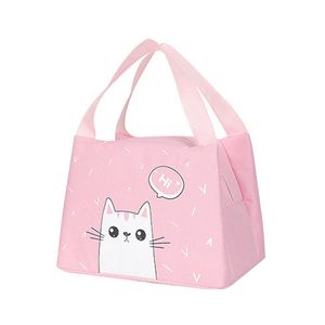 Cartoon isolierte Kinder-Lunch-Taschen aus Aluminiumfolie, dick, tragbare Mini-Gefriertasche, Student bringt Reis-Tasche mit