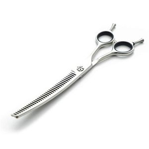 7 inch upward right handed curved dog grooming er scissor 35 teeth 220423