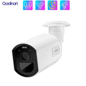 Gadinan HD 3MP WiFi IP Camera Battery Wireless Battery Home CCTV Surveillance bidiré