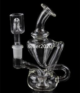 Mini Oil Rigs Beaker base Bong Hookahs Shisha Thick Glass Water Pipes With 10mm banger Chicha Dab