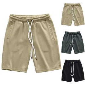 Men's Pants Brown Jeans House Summer Men Fashion Sports Casual Elastic Waist Straight Leg Loose Shorts Beach PantsMen's Drak22