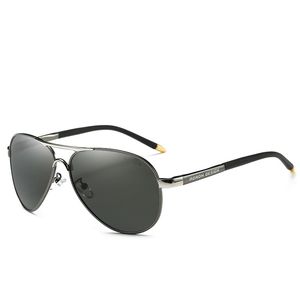 Yeni Stil Serin Güneş Gözlüğü toptan satış-Yeni Moda Metalik Erkekler Polarize Güneş Gözlüğü Erkek Araç Sürüş Polarize Güneş Gözlükleri Serin Gözlük Stili UV400 Ayna